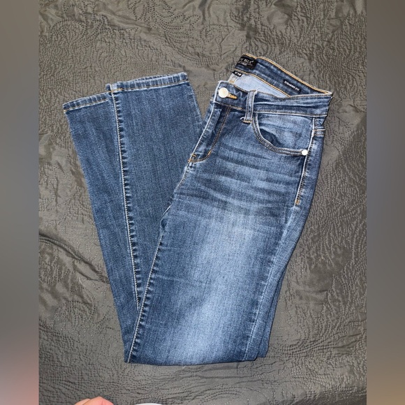 Judy Blue Women’s Size 7/28 Straight Leg Jeans Medium Wash Stretch Denim - Picture 1 of 8